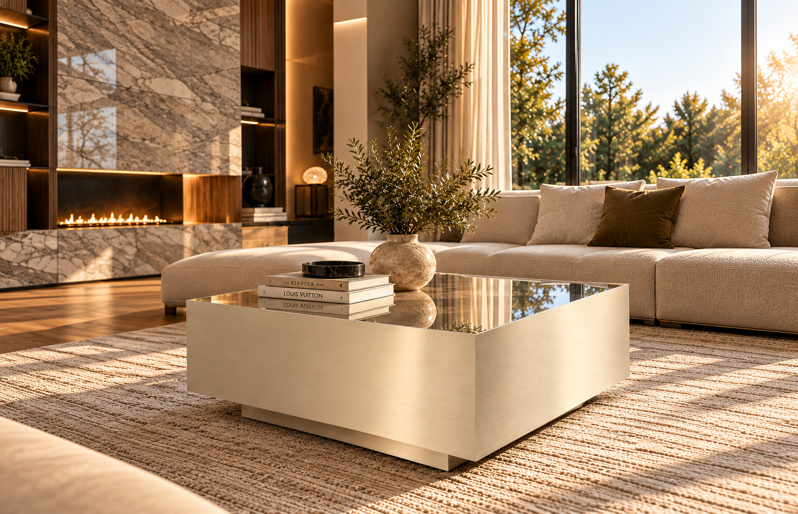 Buffet en chêne sur mesure Crossline Furniture, réalisé pour Louis Nicolas Darbon